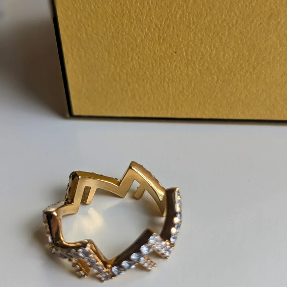 New Fendi Ring, Size 5.5 - Picture 4 of 8